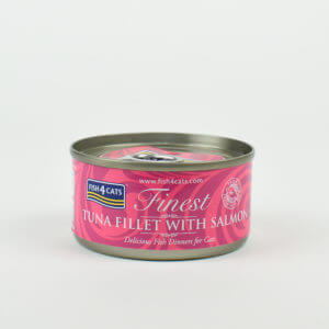 Pâtée au thon et au saumon fish4cats pour chat