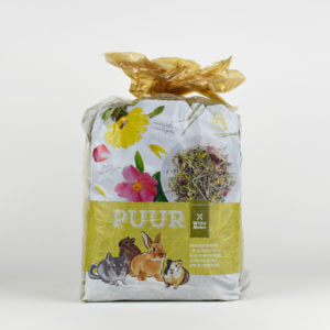 Foin de prairie avec fleurs pour lapins et rongeurs PUUR