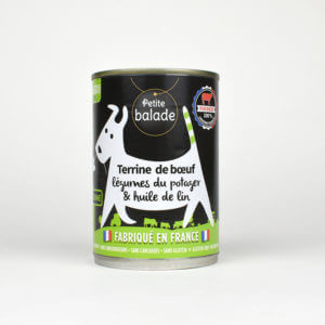 Terrine de boeuf pour chien