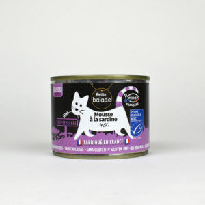 Mousse à la sardine MSC pour chat