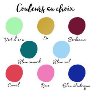 Couleurs personnalisables